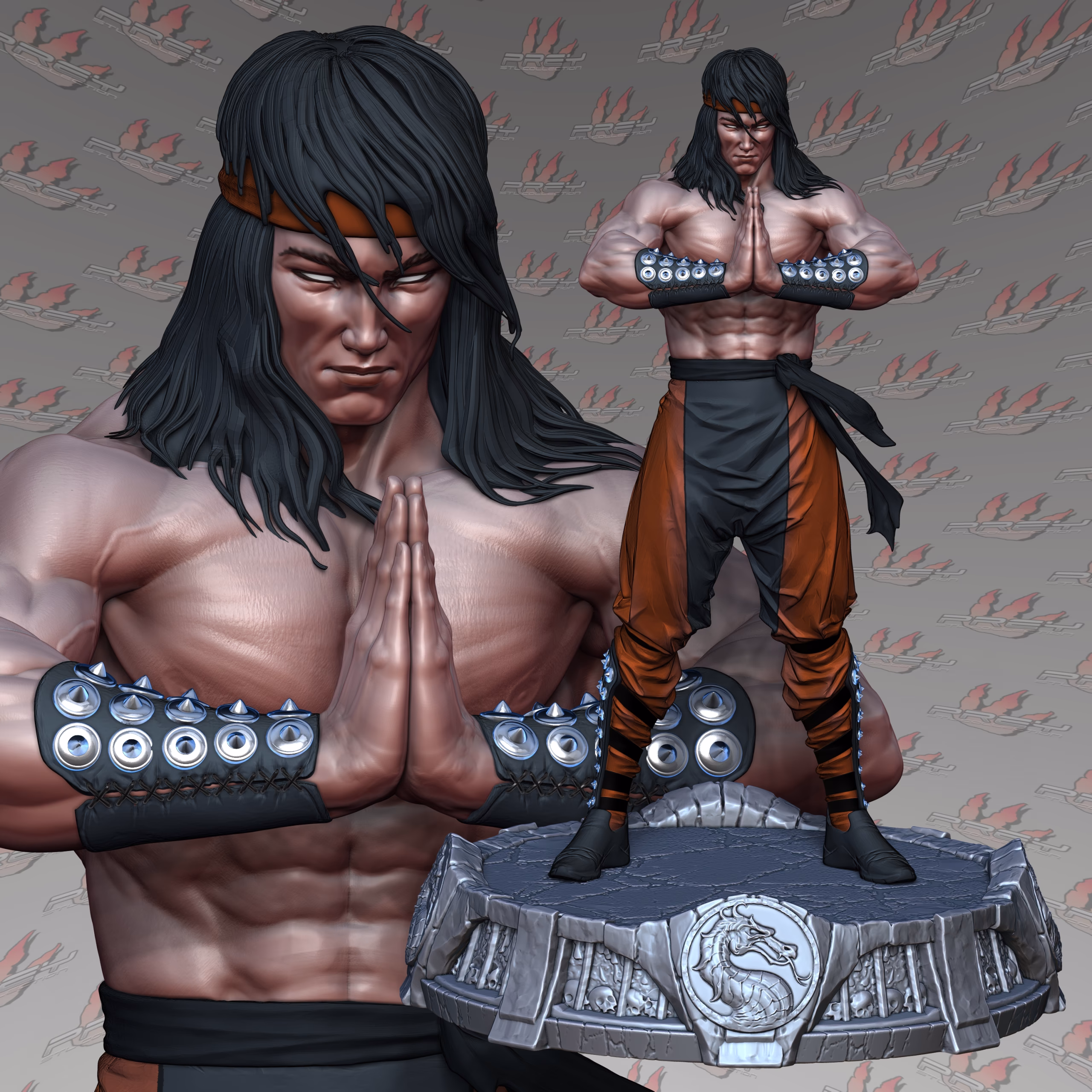 Liu Kang STL file for 3D printing