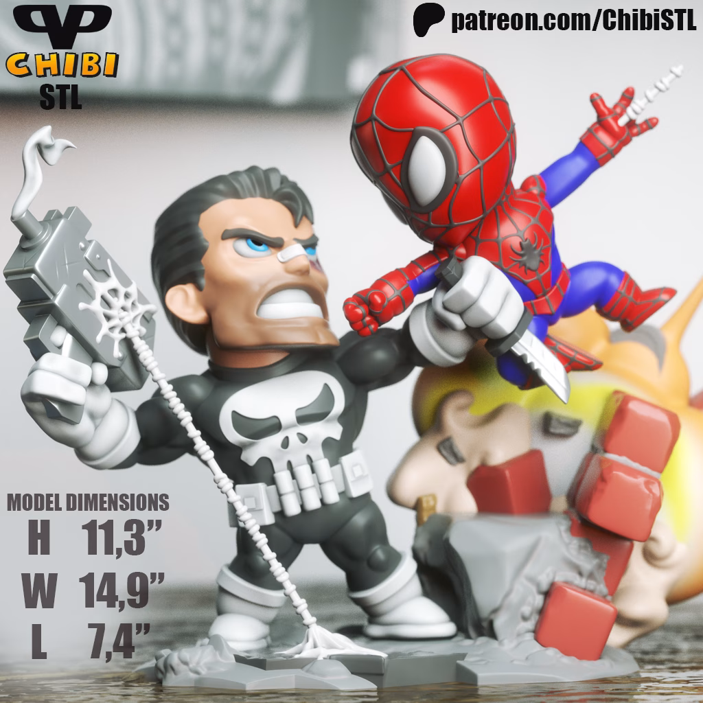 SpiderMan vs Punisher