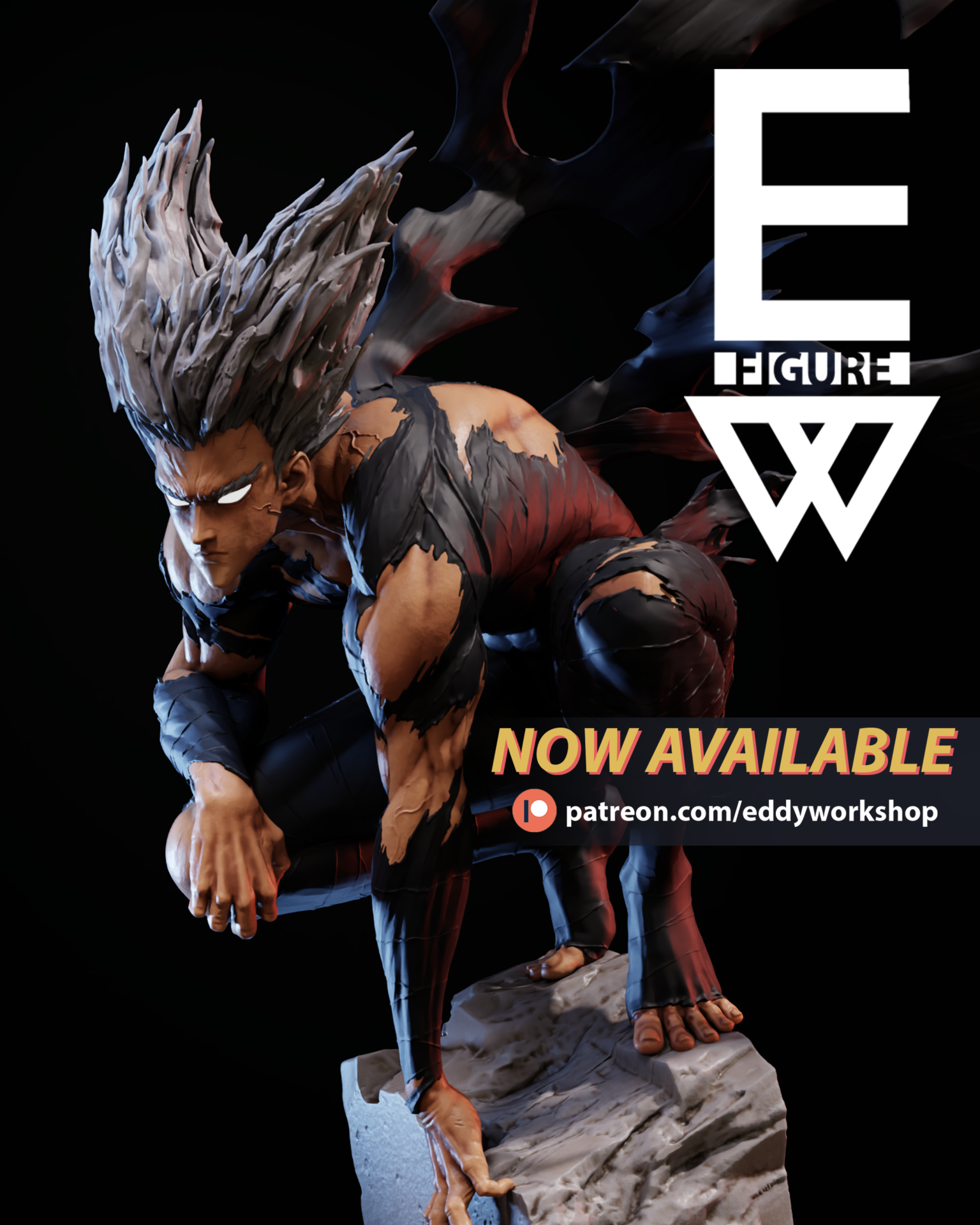 Garou STL file for 3D printing