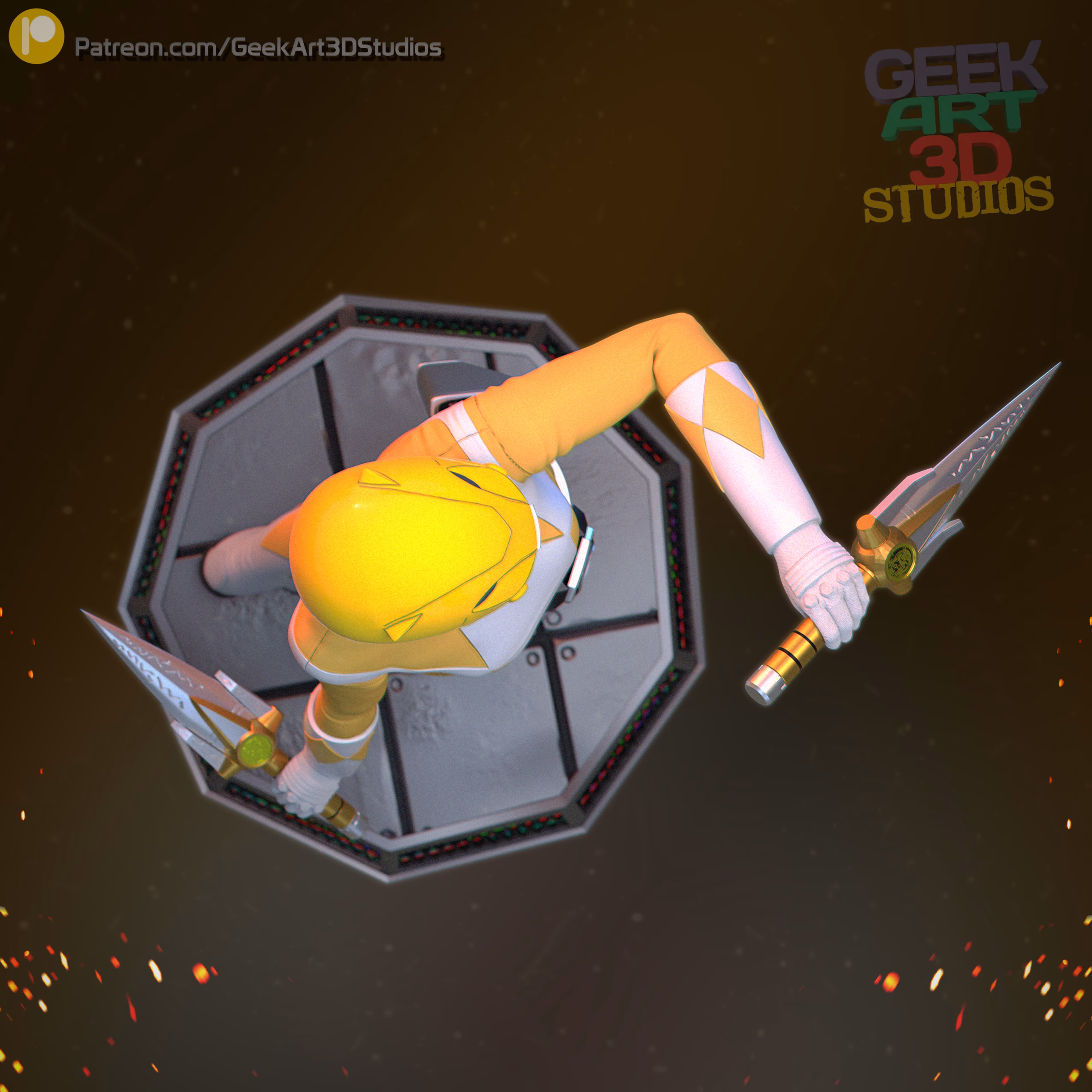 Power Ranger Yellow - Image 3