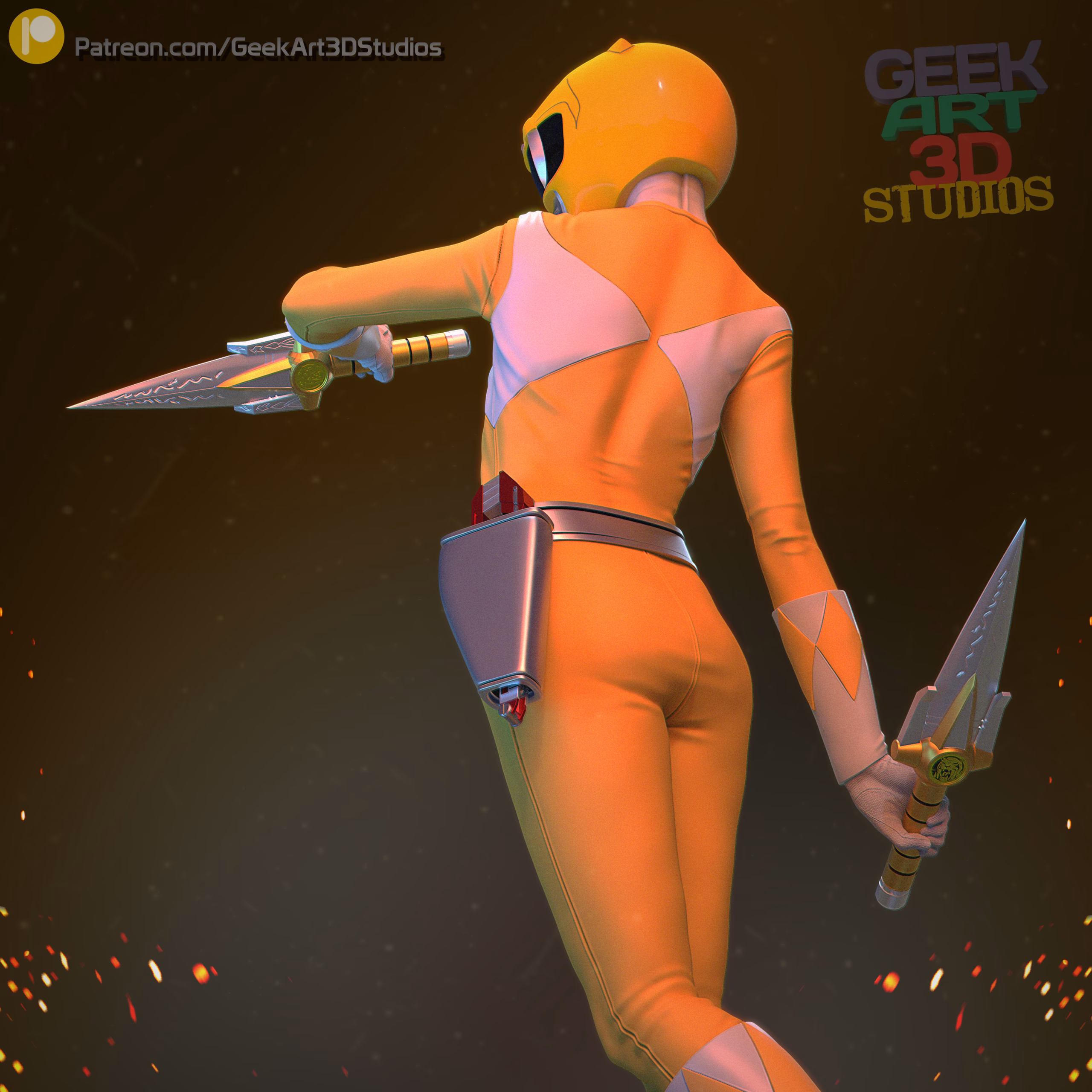 Power Ranger Yellow - Image 6