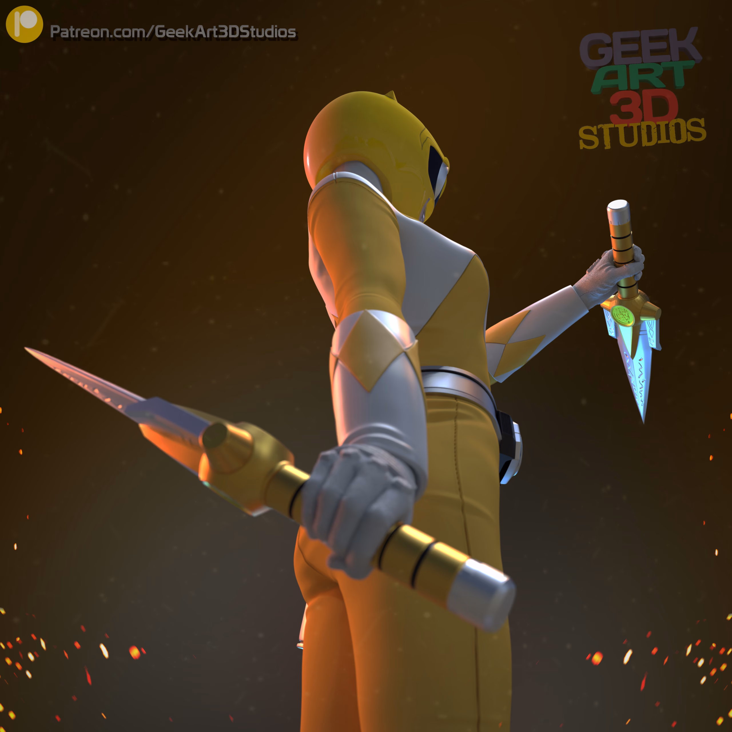 Power Ranger Yellow - Image 7