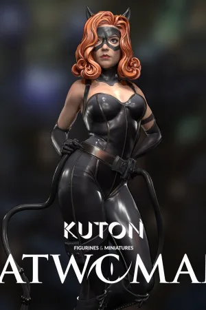 Catwoman Version 2 STL file for 3D printing