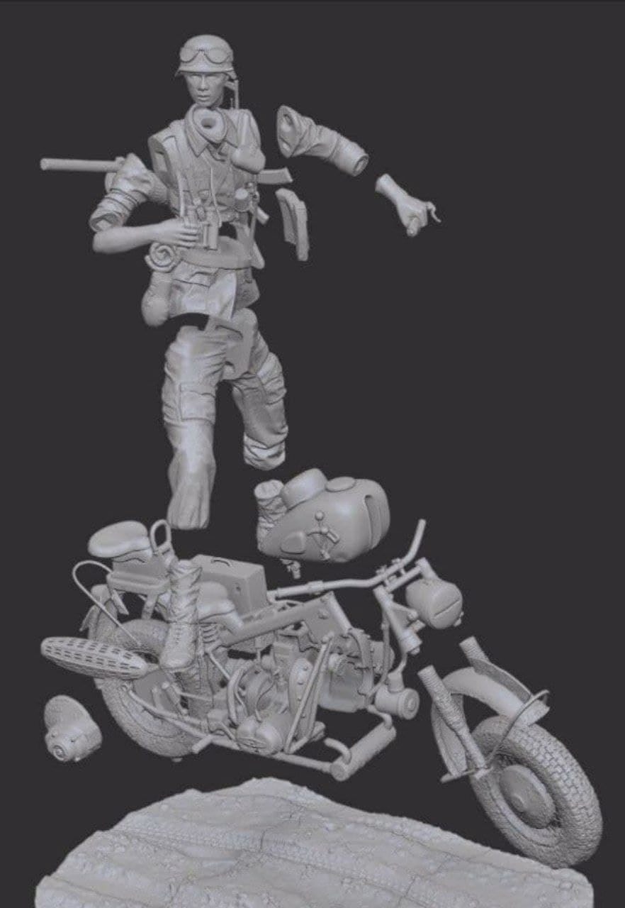 Motorcycle Scout Germany WW II - Image 4