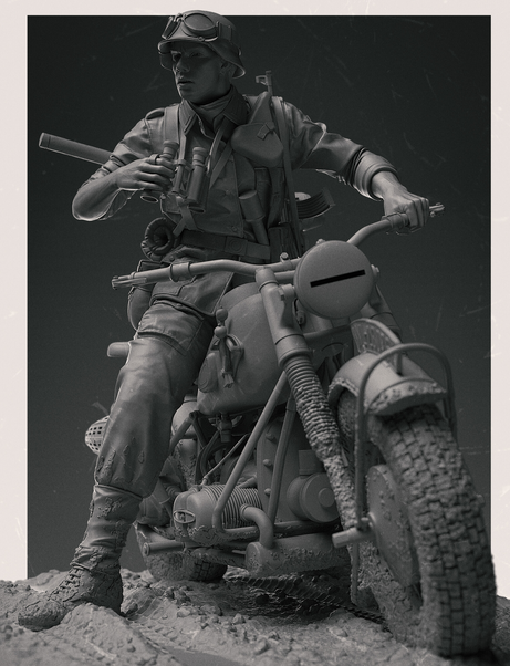 Motorcycle Scout Germany WW II - Image 6