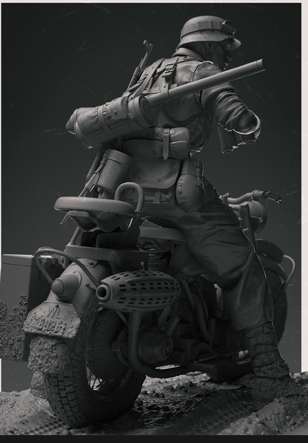 Motorcycle Scout Germany WW II - Image 8