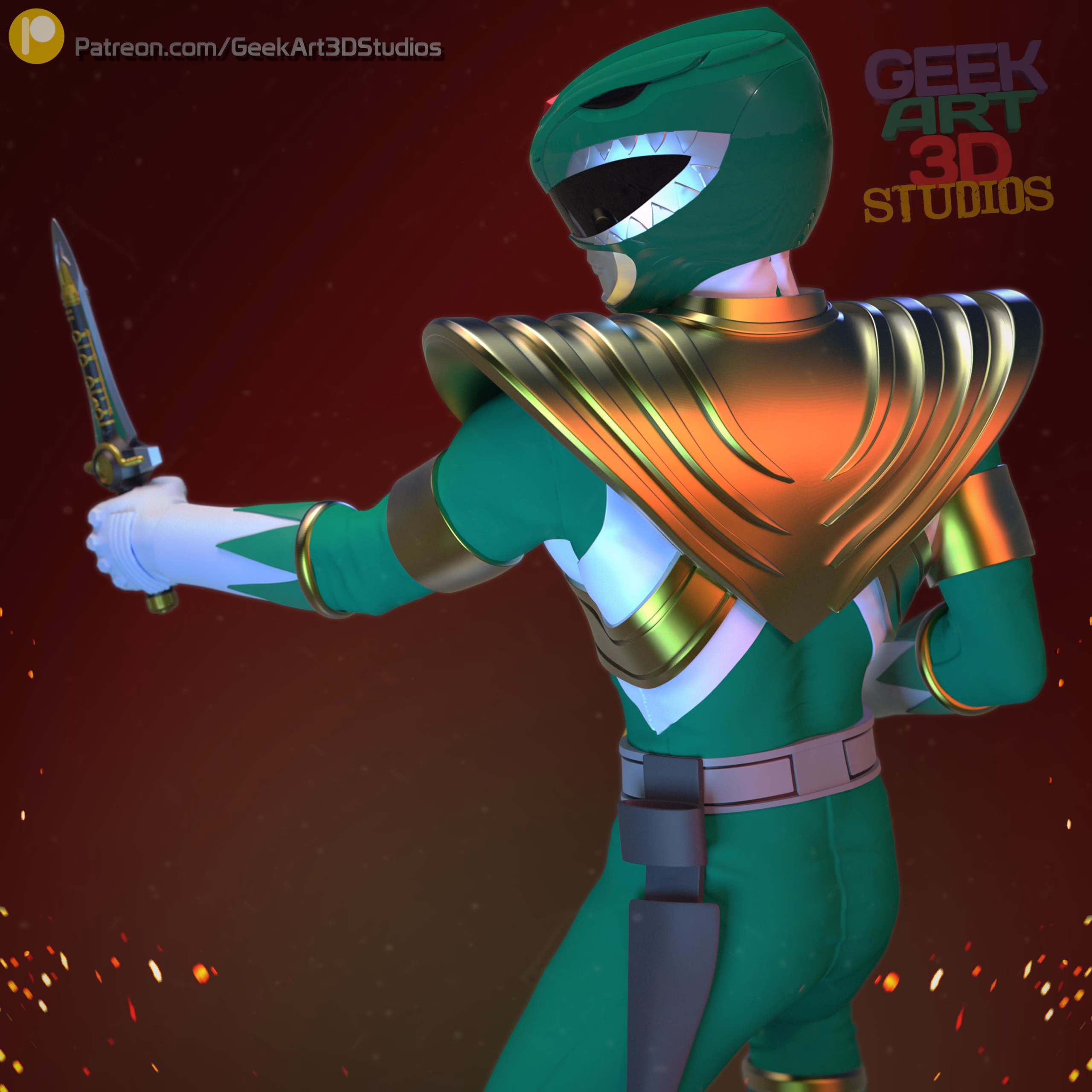 Power Ranger Green - Image 3