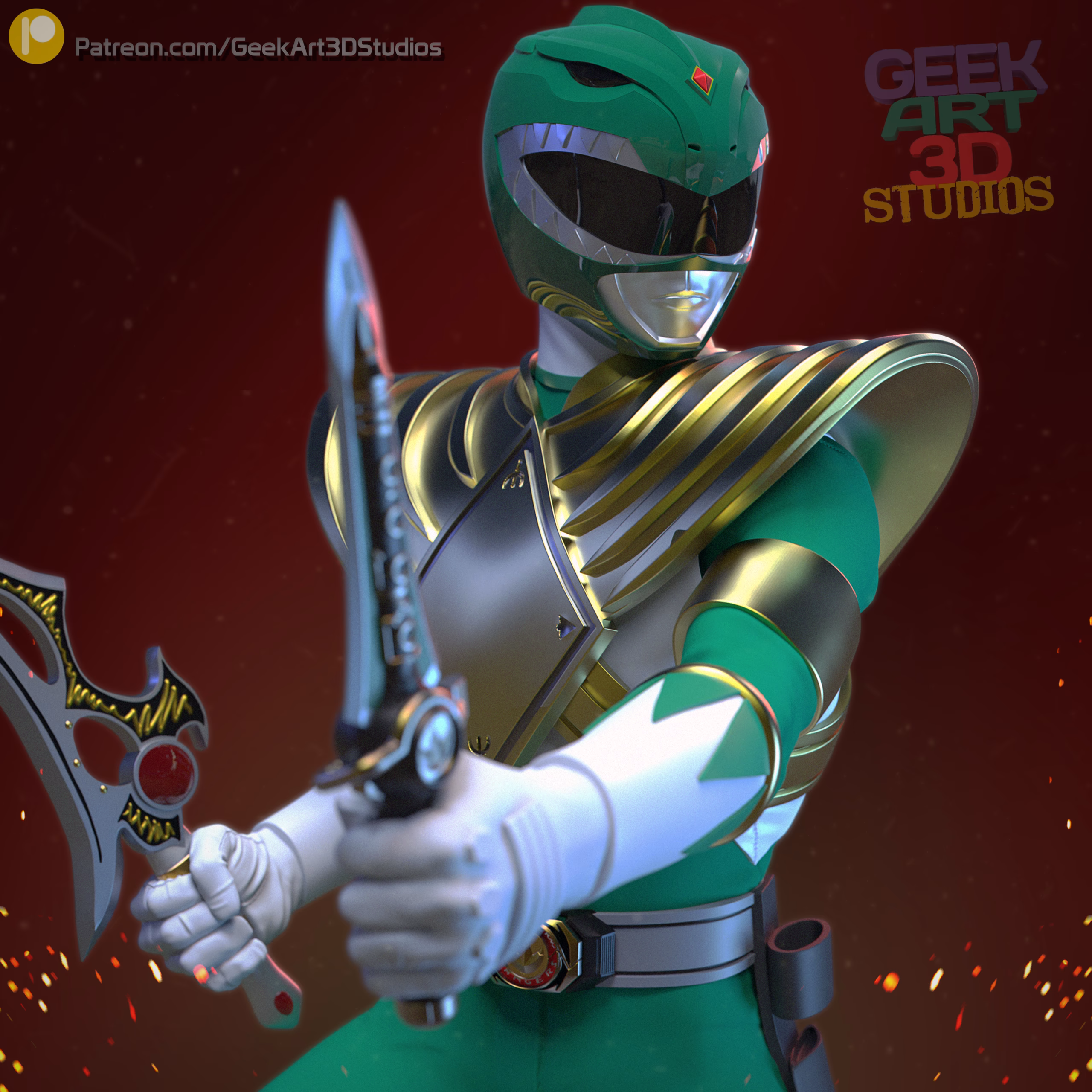 Power Ranger Green - Image 6