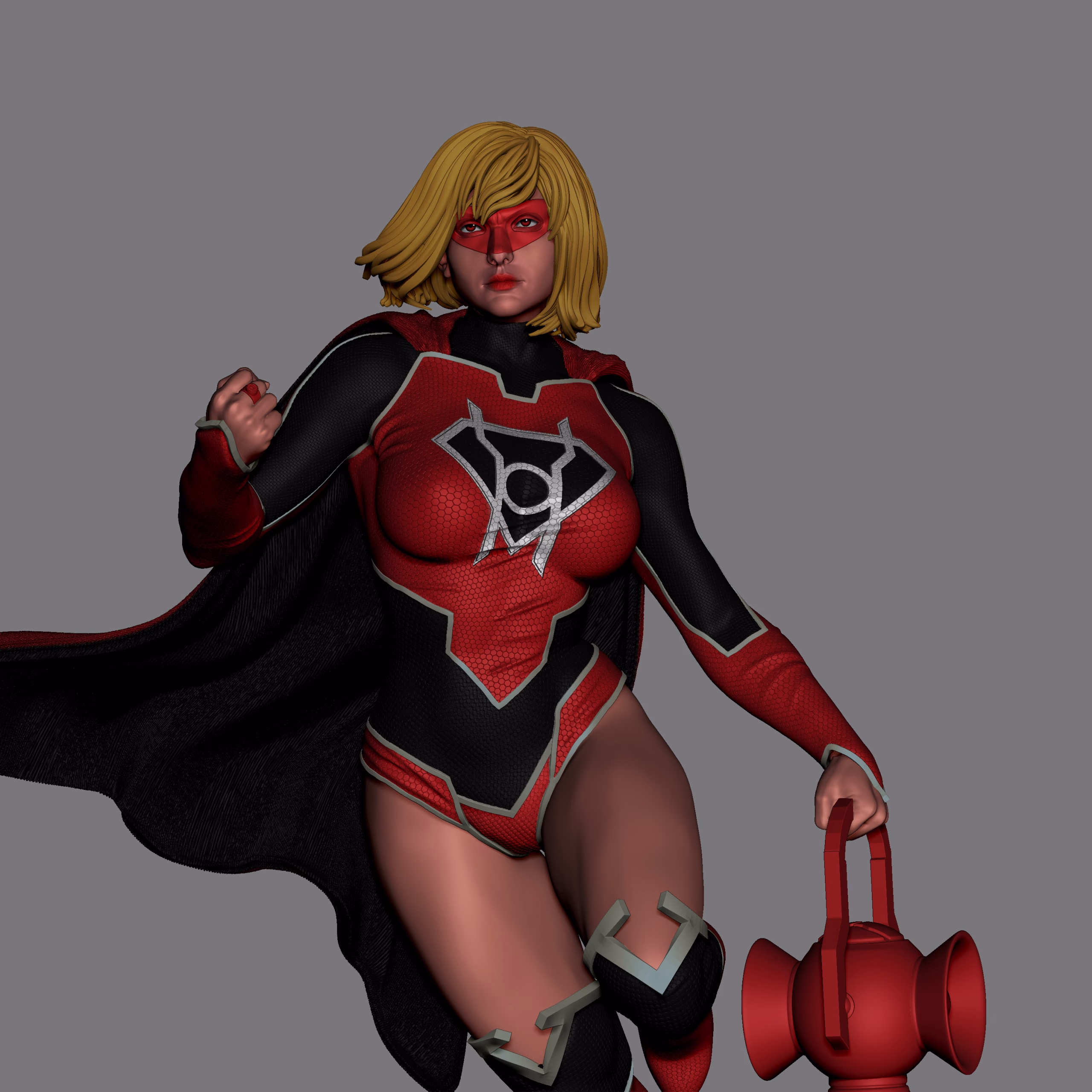 Kara ZorEl Red Lantern NSFW - Image 8