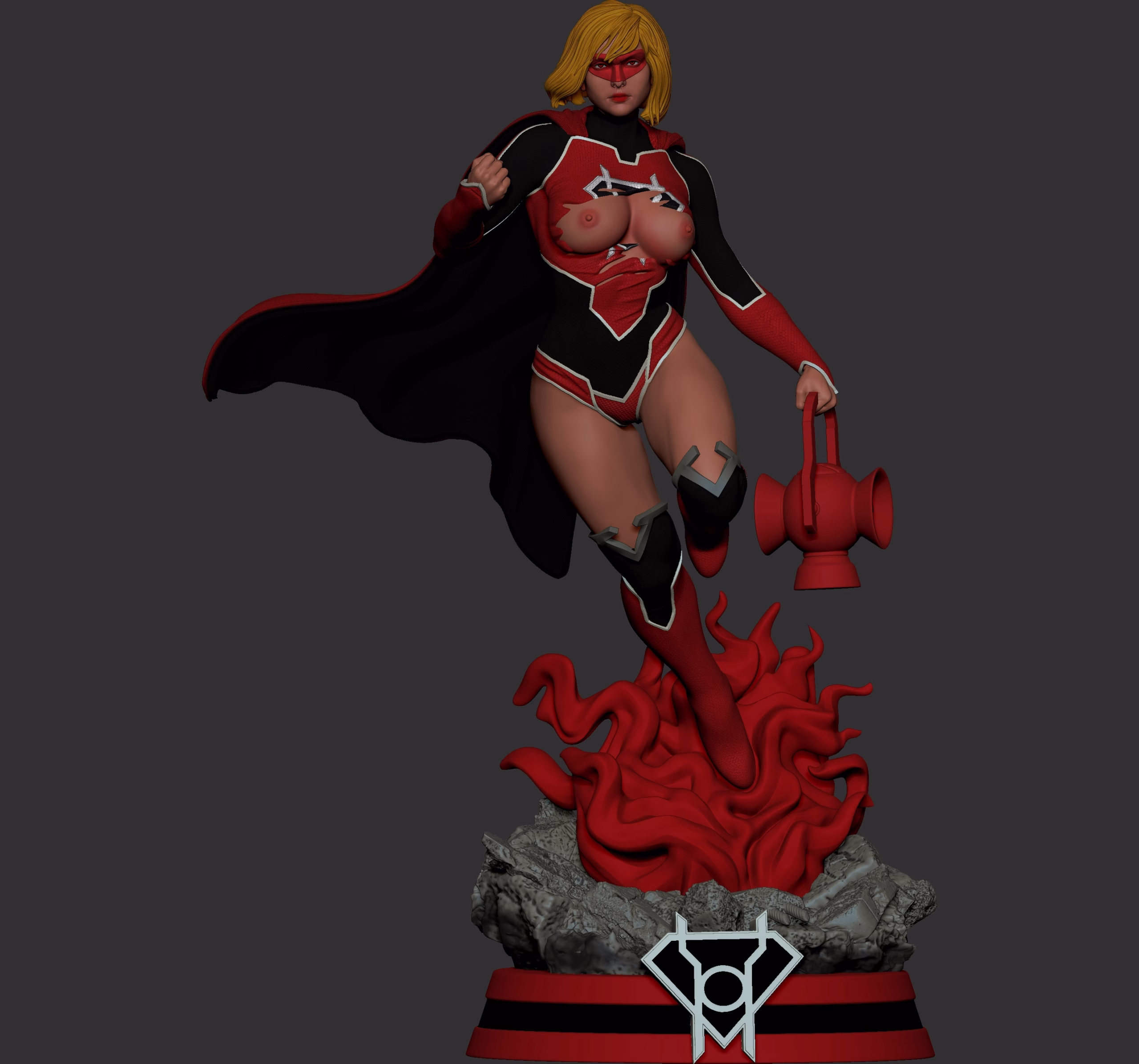 Kara ZorEl Red Lantern NSFW - Image 9