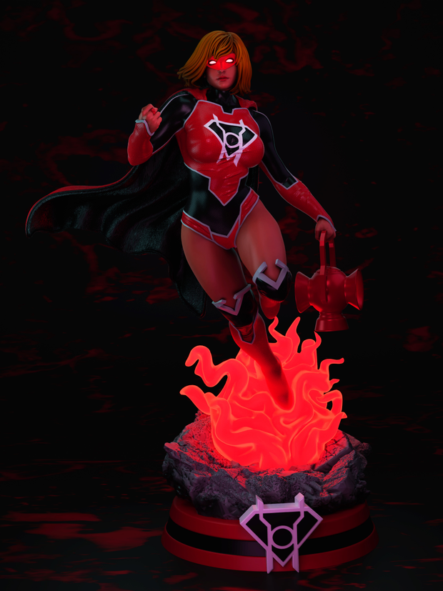 Kara ZorEl Red Lantern NSFW - Image 10