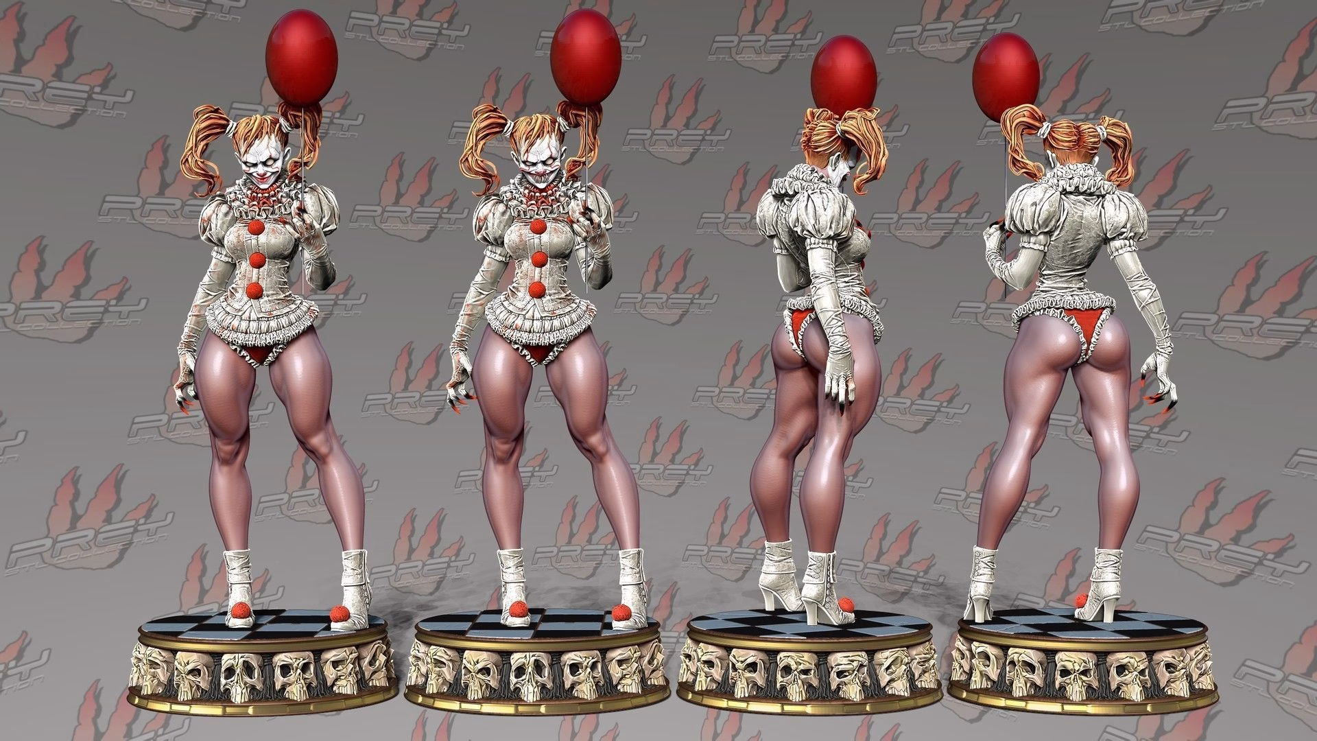 Pennywise Terror Girl STL Printable file - Image 2