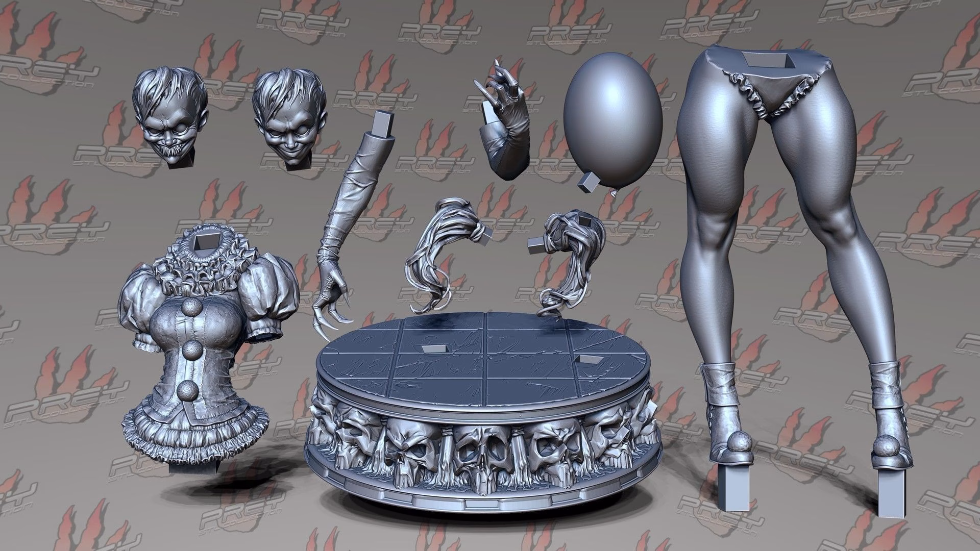 Pennywise Terror Girl STL Printable file - Image 3