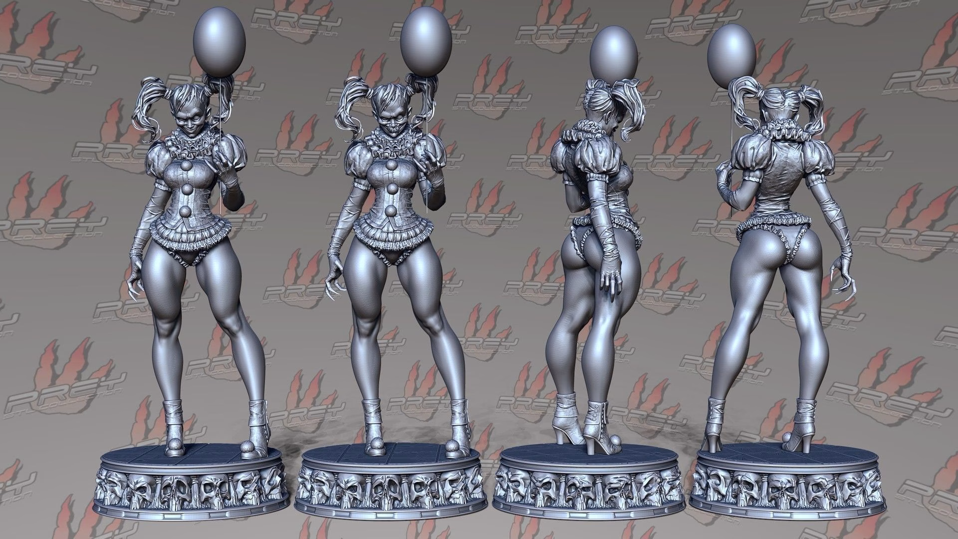 Pennywise Terror Girl STL Printable file - Image 4