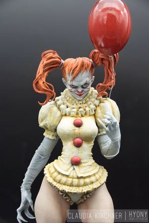 Pennywise Terror Girl  STL Printable file STL file for 3D printing