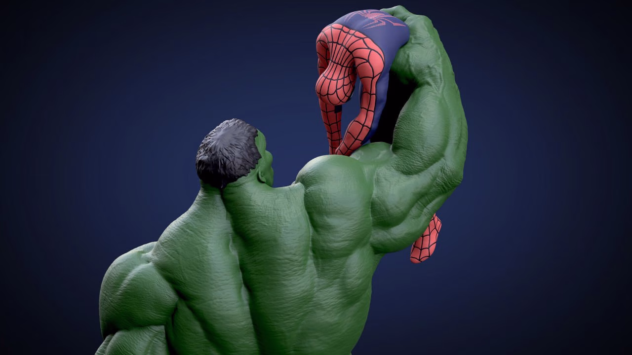 Hulk vs Spiderman - Image 2