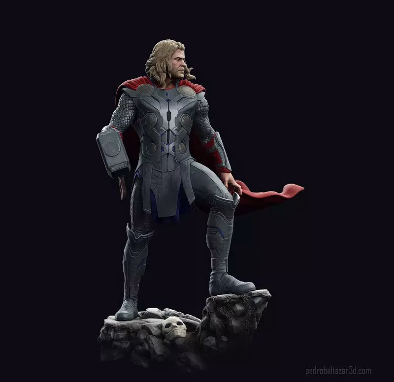 Thor The Dark World STL file for 3D printing