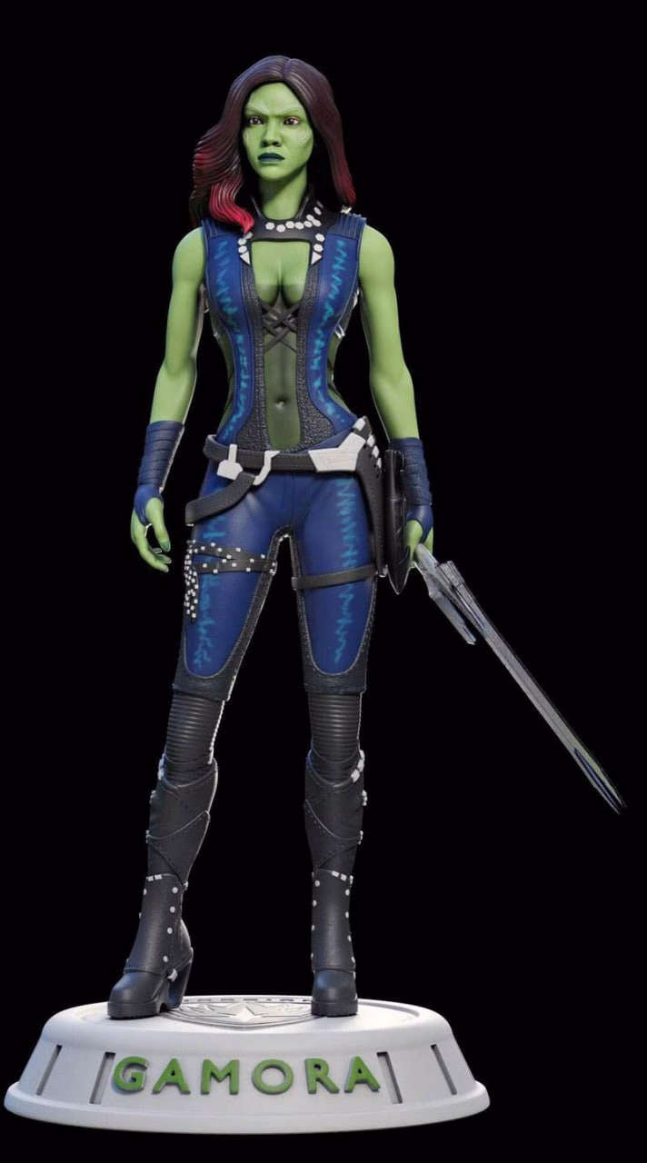 Gamora STL file for 3D printing