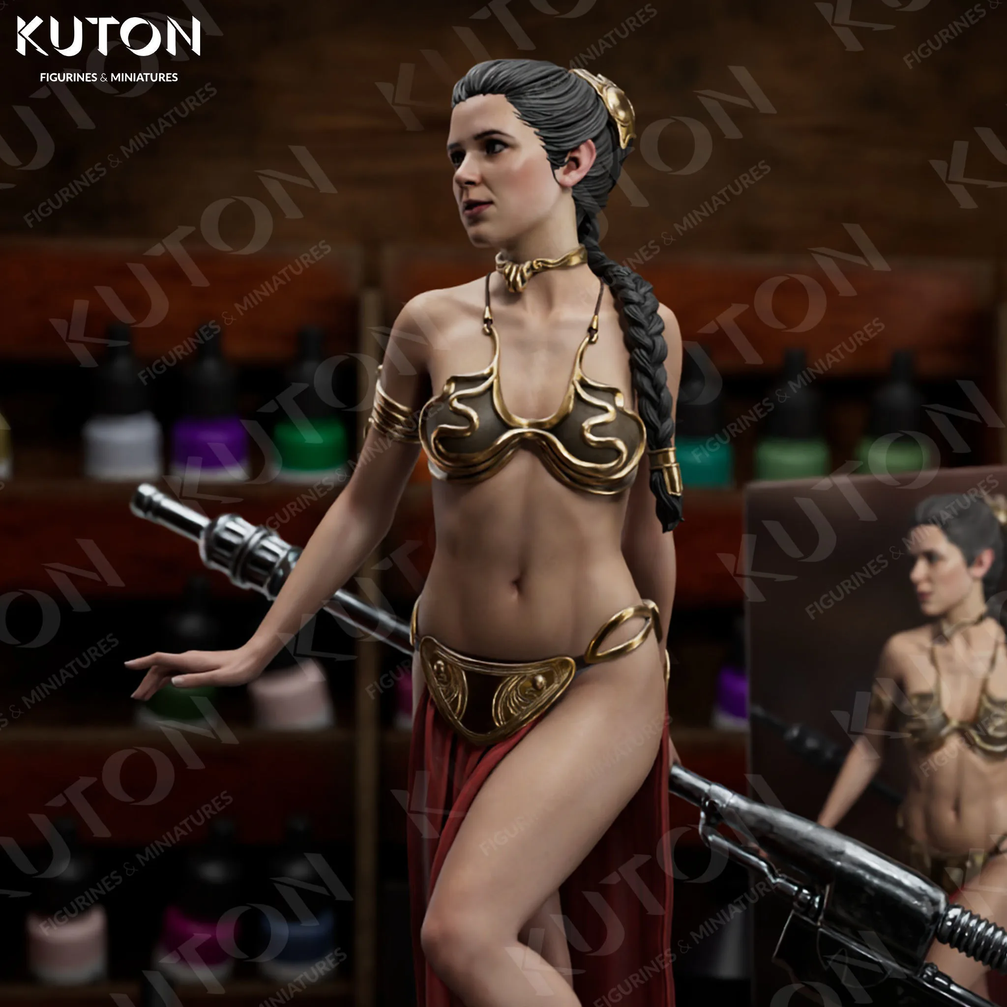 Princess Leia STL file for 3D printing