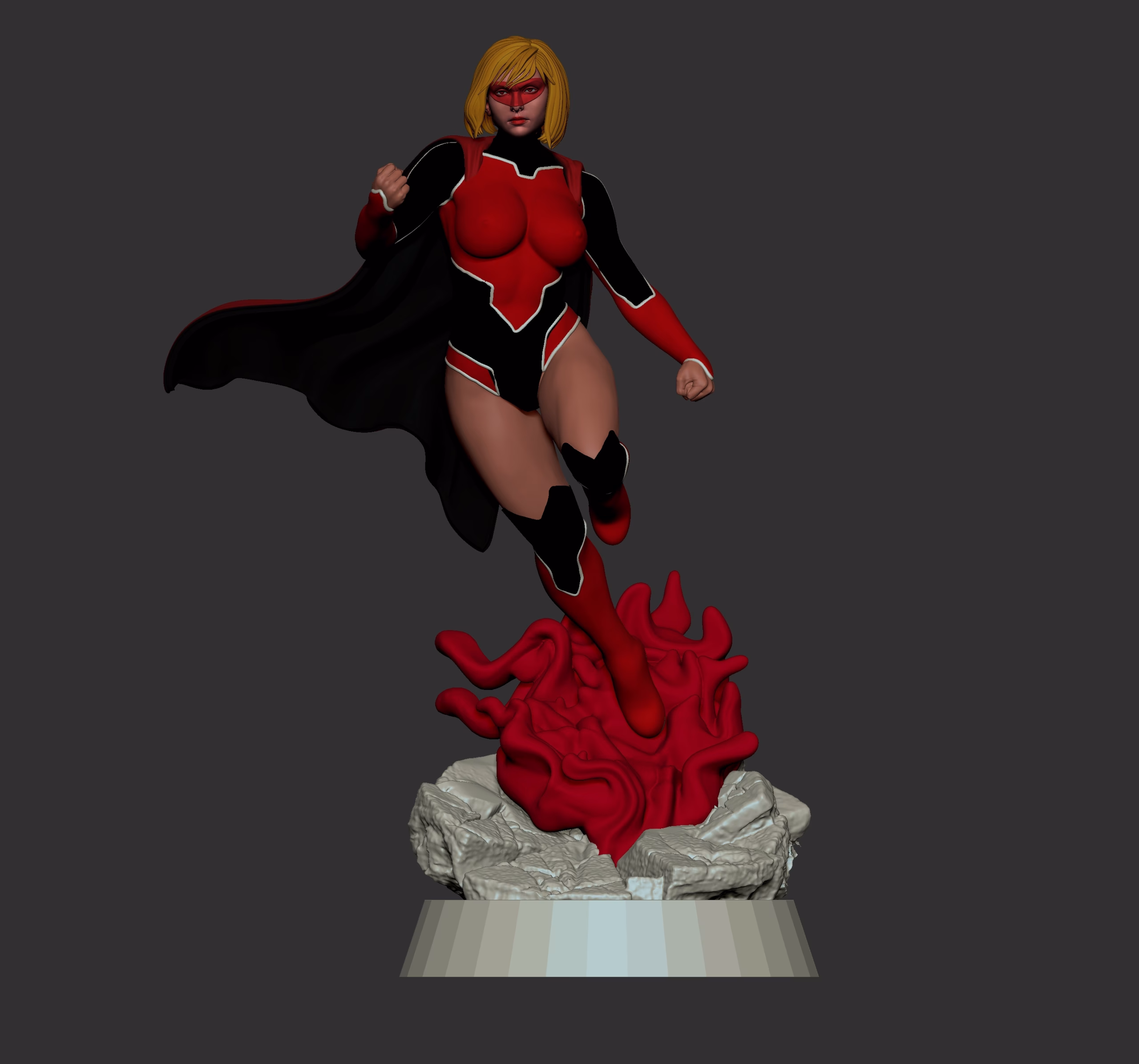 Kara ZorEl Red Lantern NSFW - Image 16