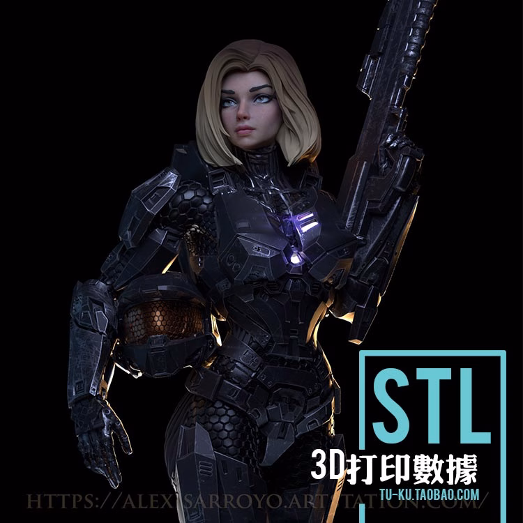 Halo Female Spartan Armored
