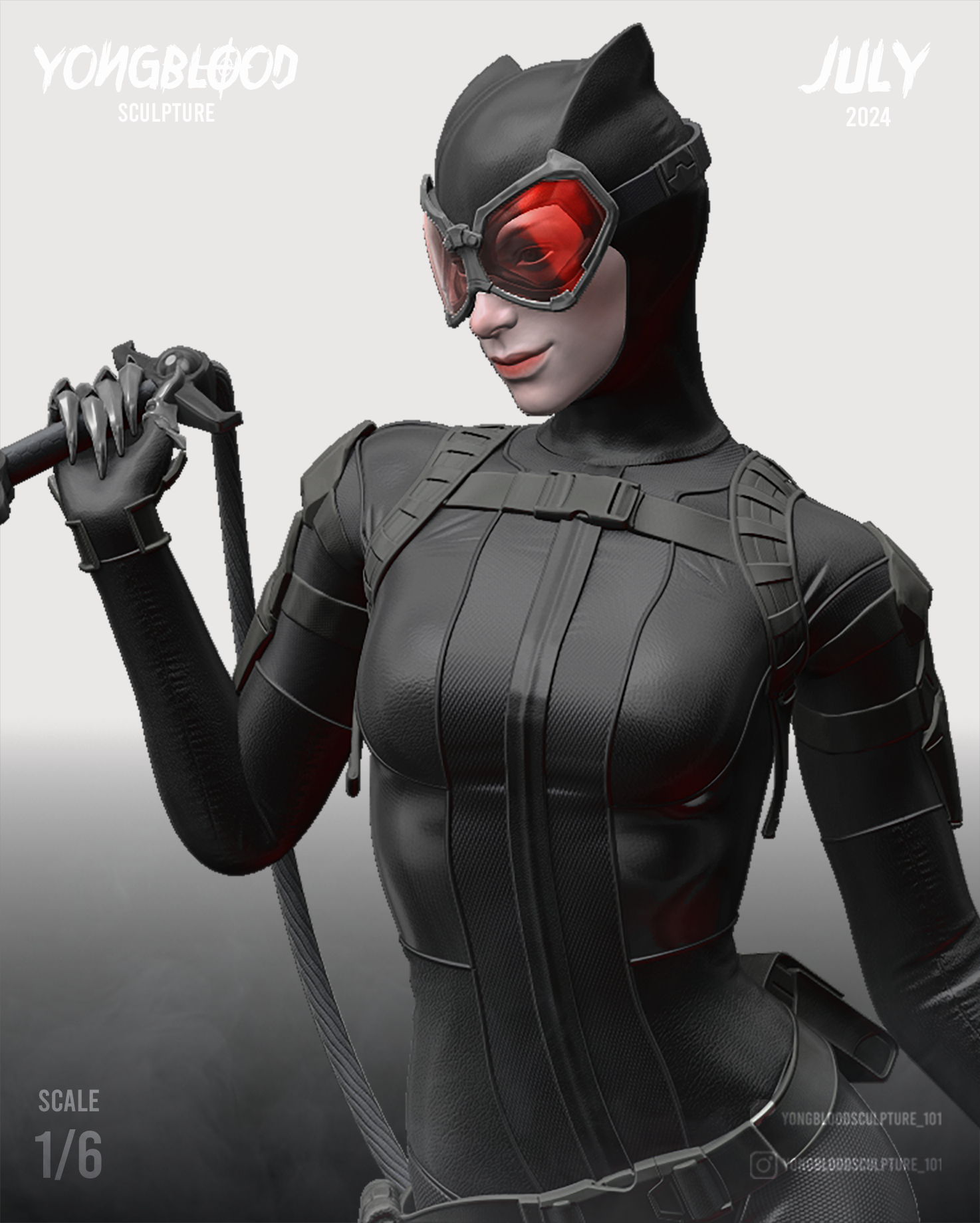 Catwoman STL file for 3D printing
