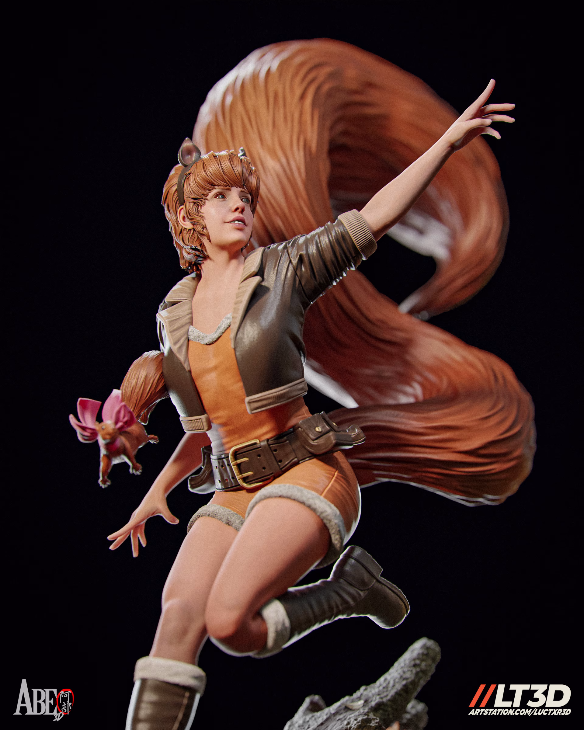 Squirrel Girl STL file for 3D printing