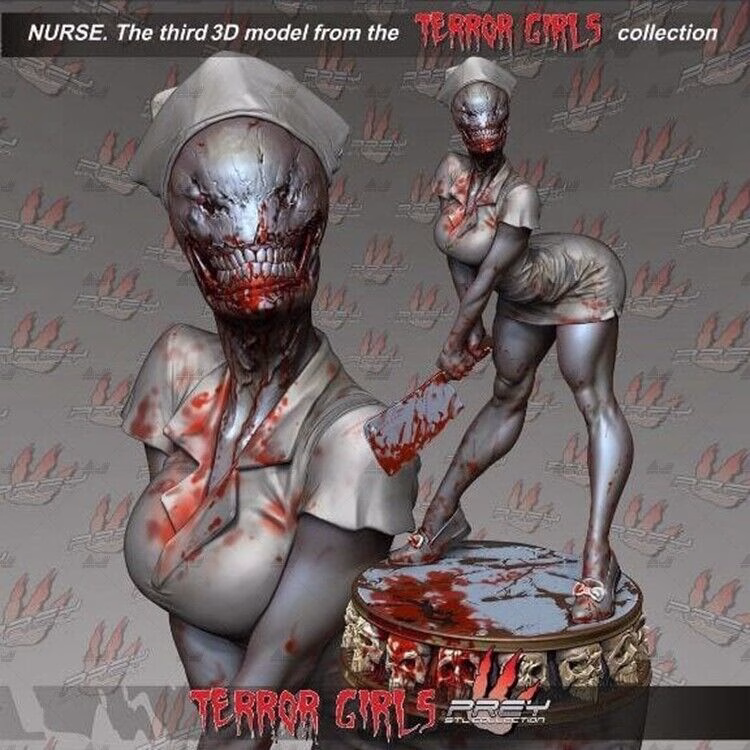 Nurse Terror Girls STL file for 3D printing