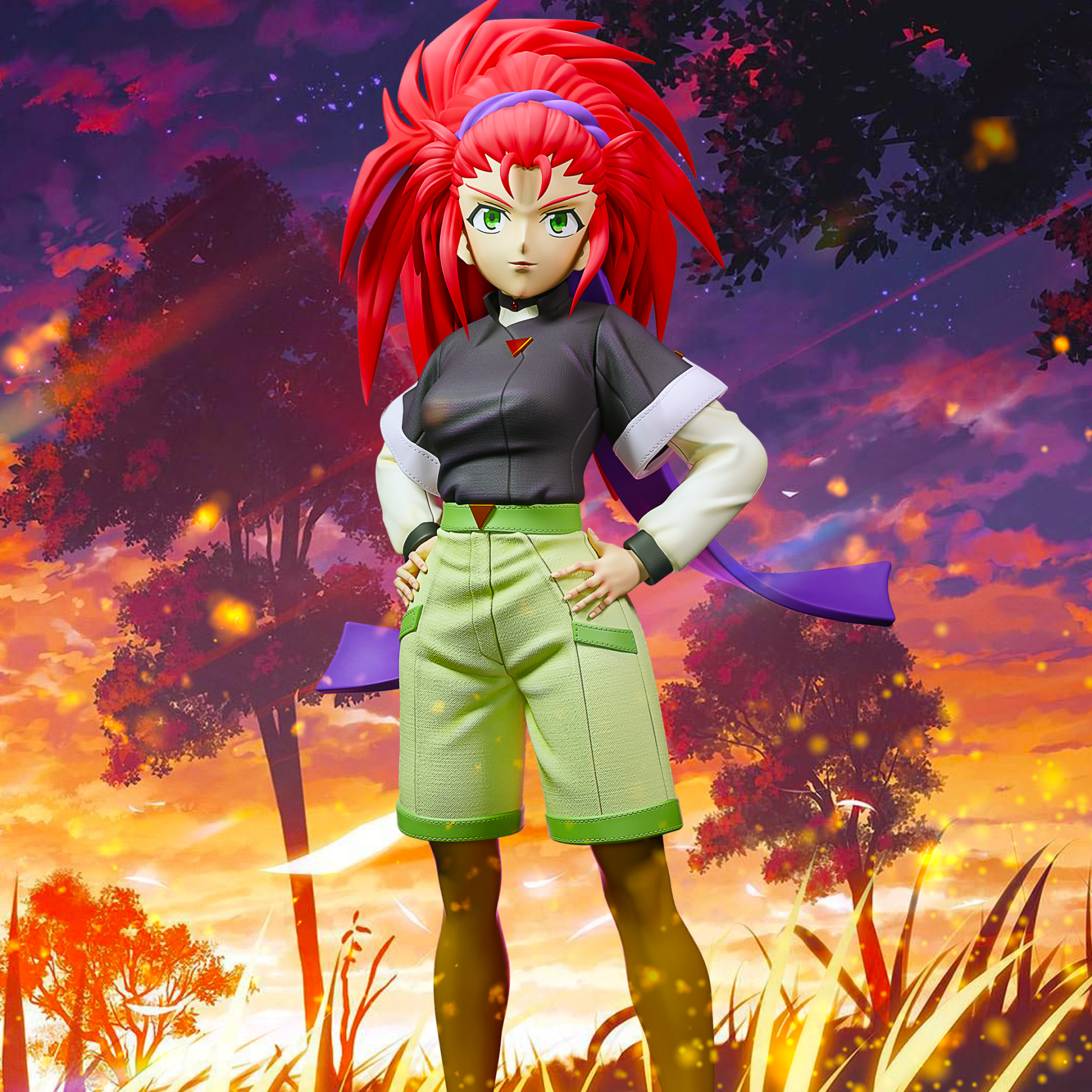 HakubiTenchi Muyo STL file for 3D printing