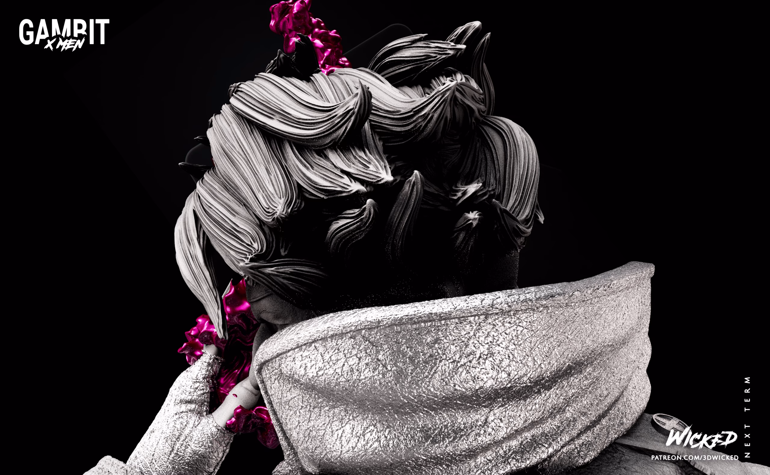 Marvel Gambit Sculpture - Image 15