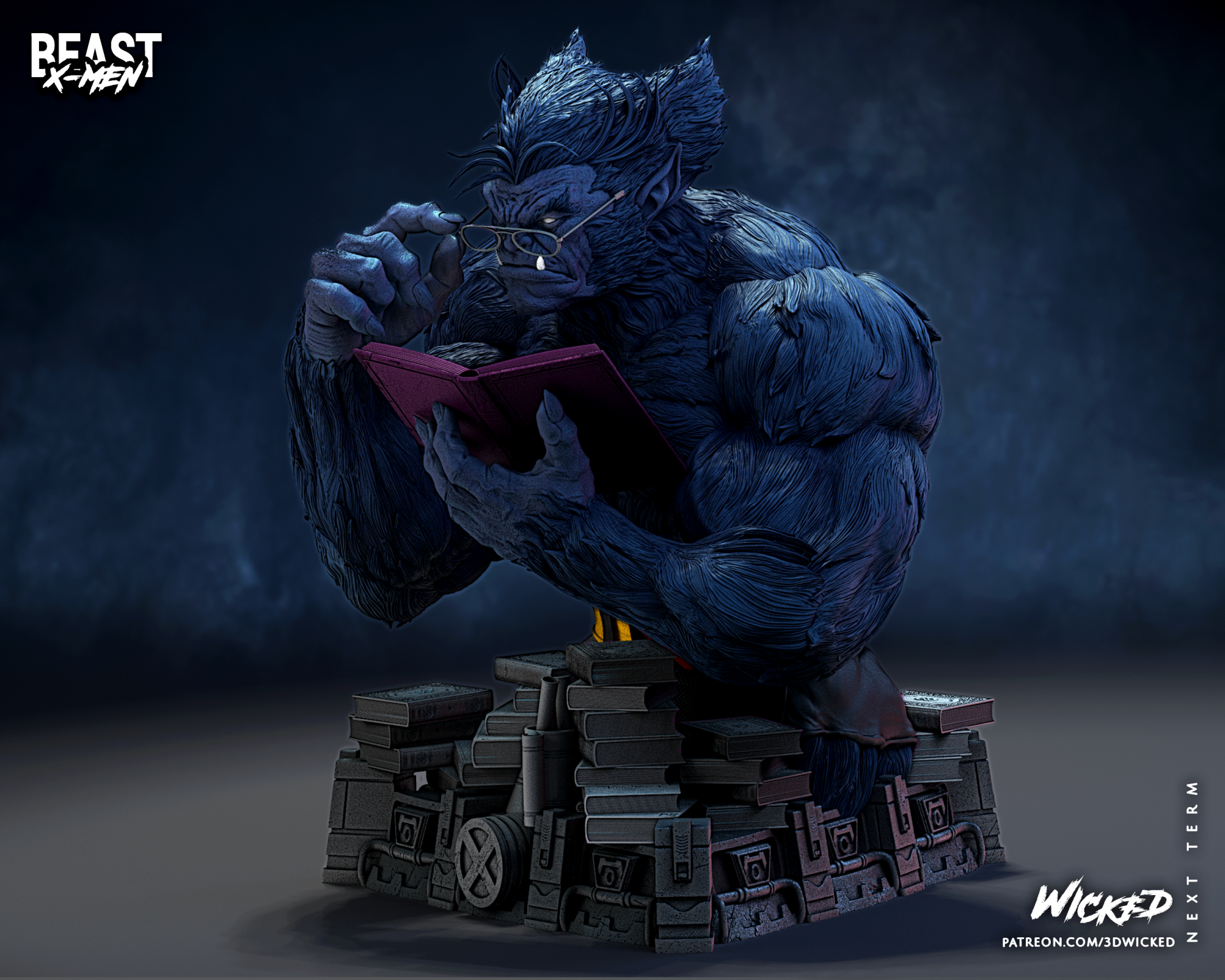 Beast XMen Bust - Image 5