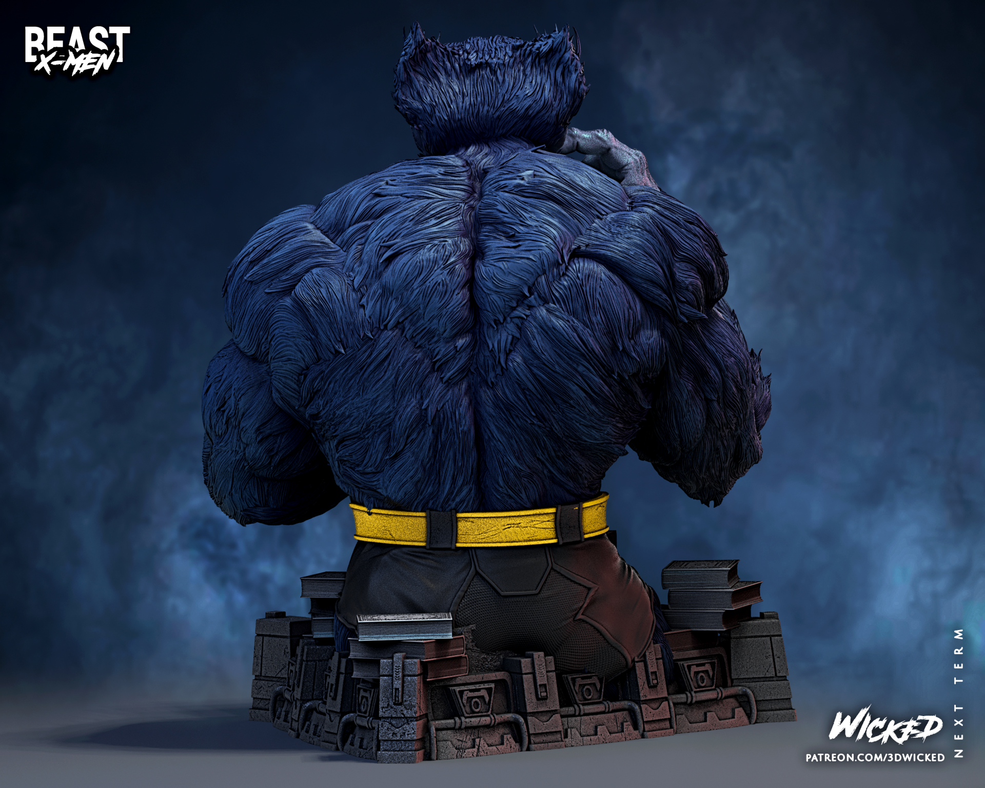 Beast XMen Bust - Image 6