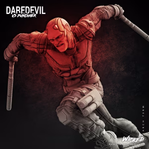 Marvel Netflix Daredevil Sculpture