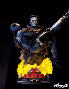 Marvel Deadpool and Cable Bust