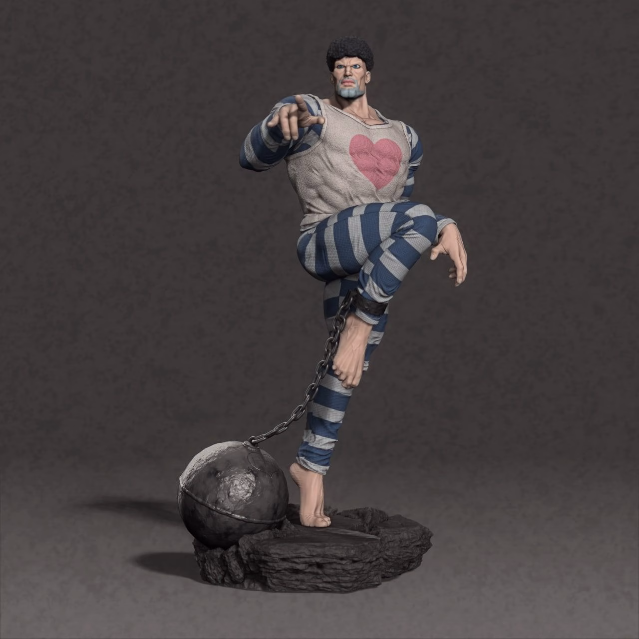 Puri Puri Prisoner STL file for 3D printing