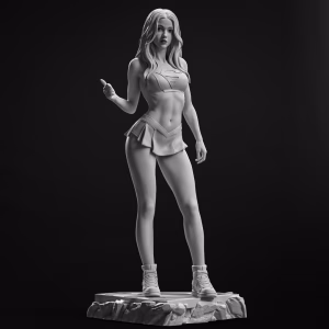 Sculpts SuperGirl