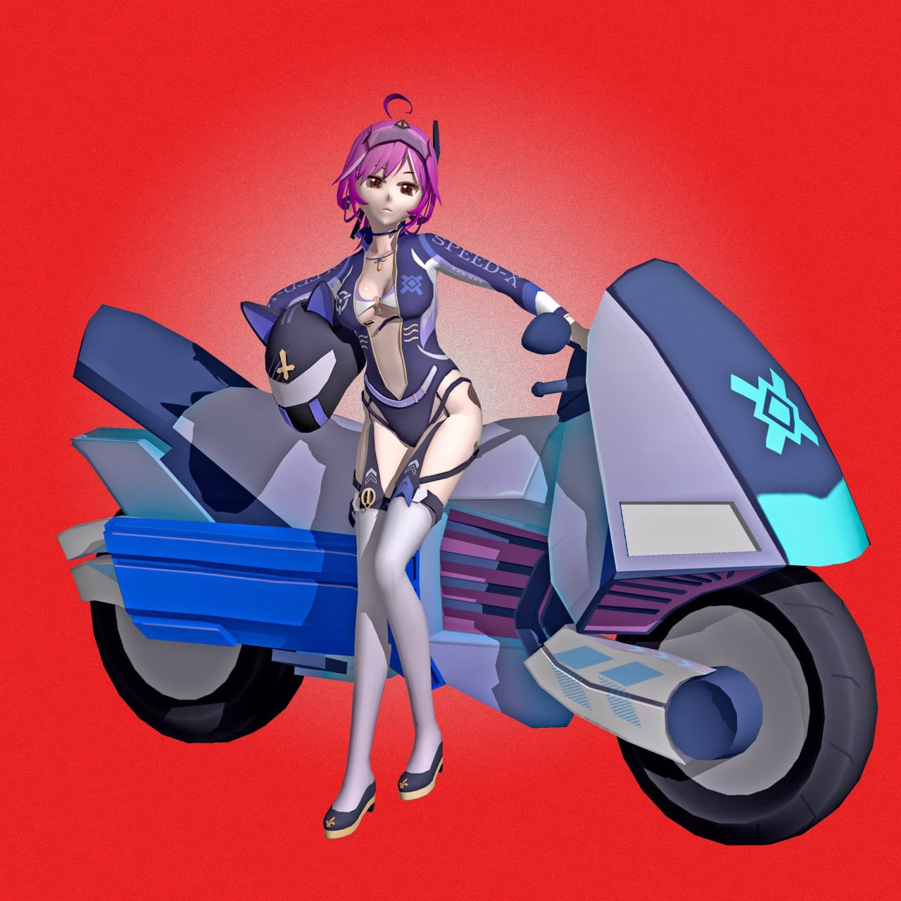 Racer Anime Girl - Image 2