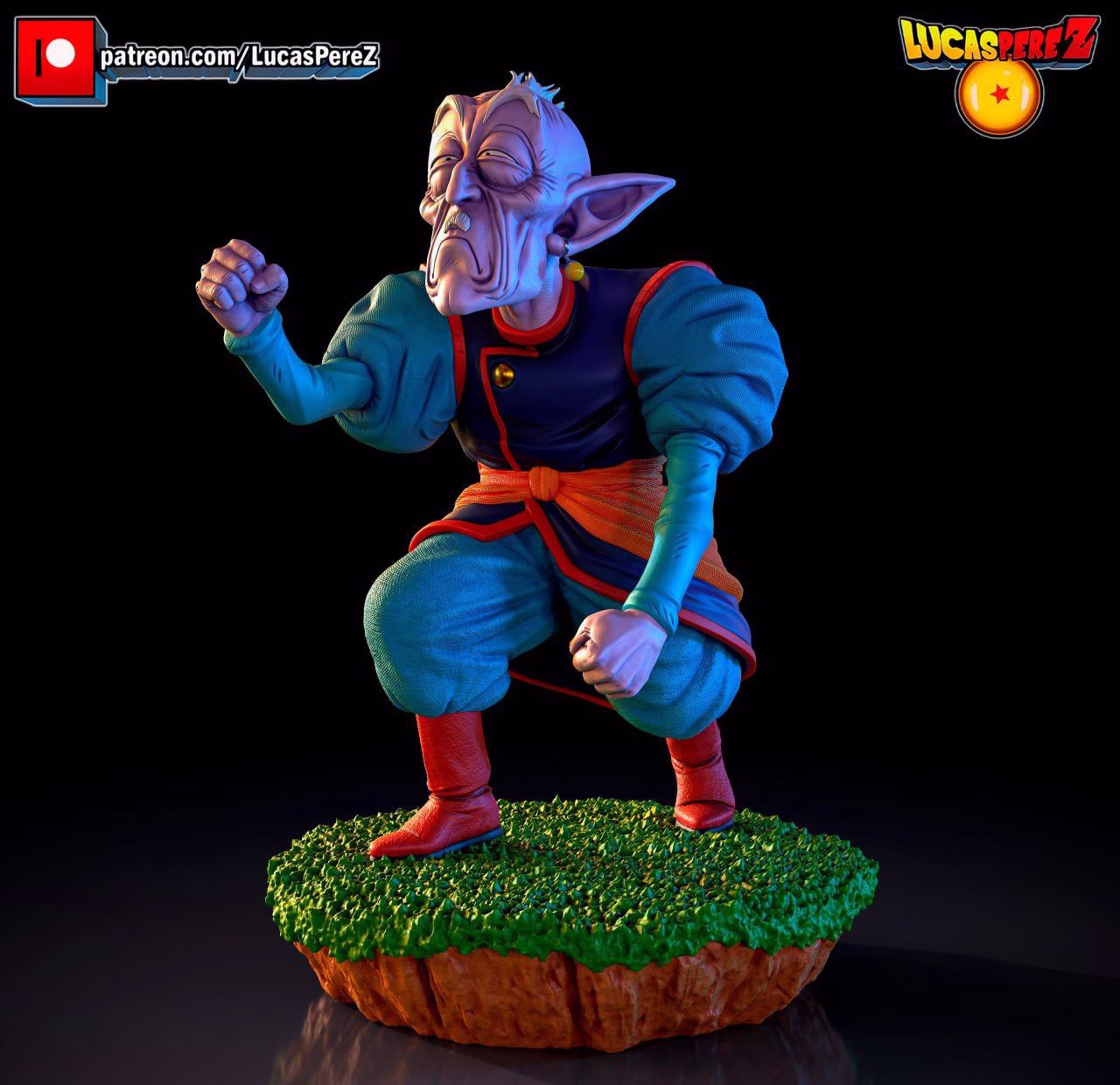 Gosen Zosama Regular Versión STL file for 3D printing