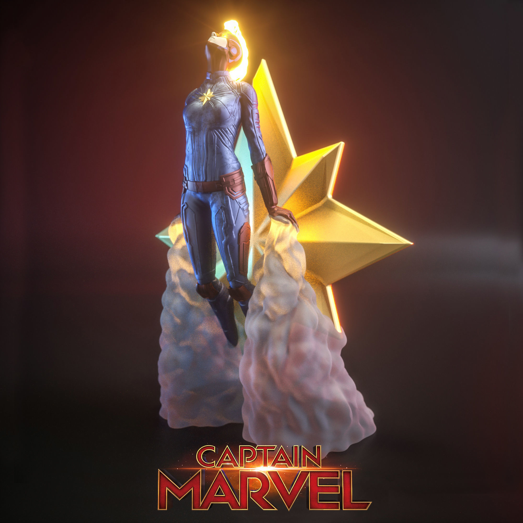 Captain Marvel Blasting - Image 2