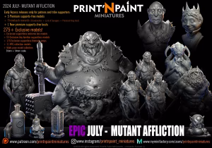 Print Paint Miniatures Mutant Affliction