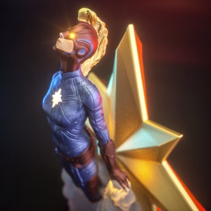 Captain Marvel Blasting