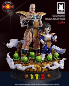 Vegeta y Nappa Llegan a la Tierra DIORAMA