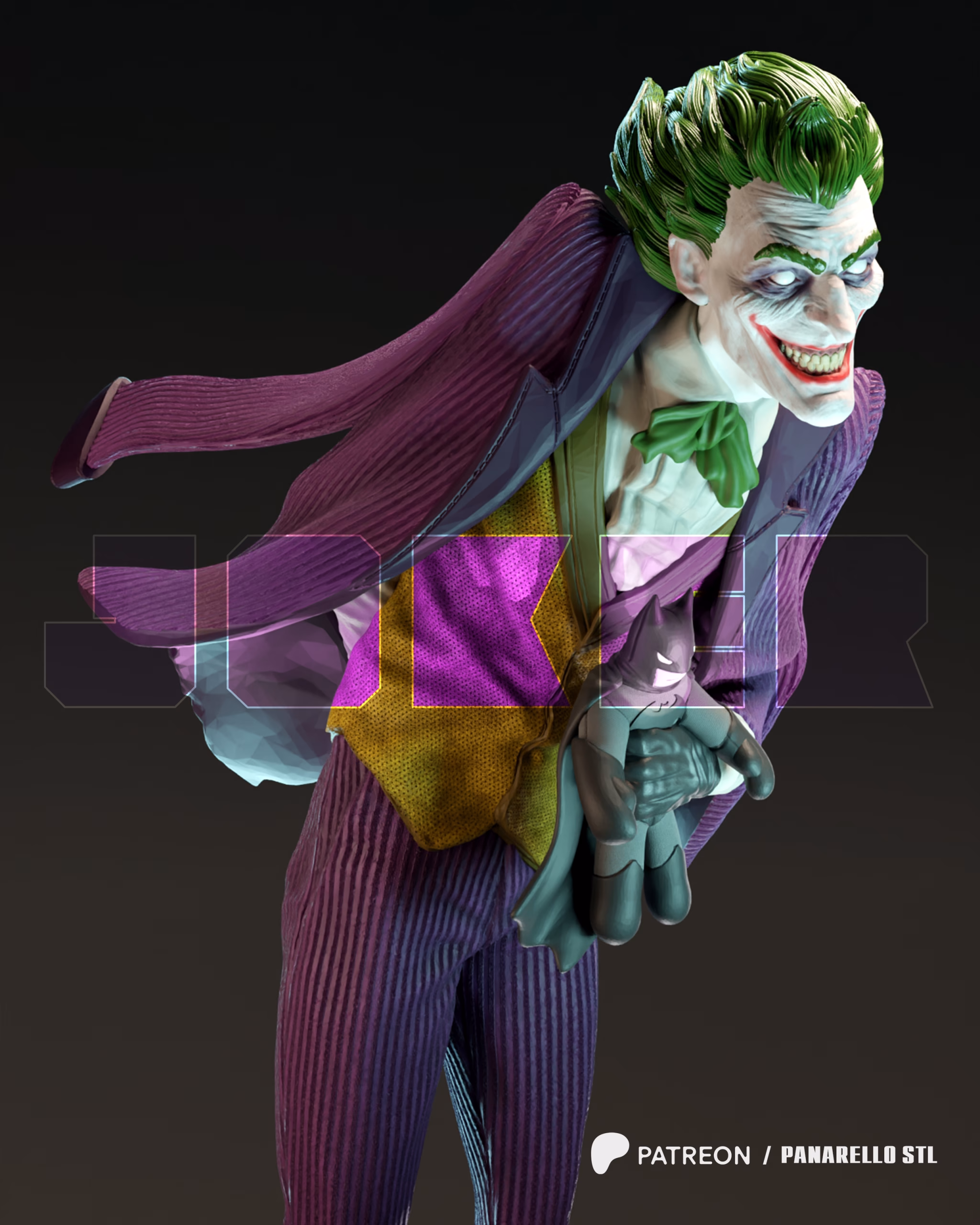 Joker STL file for 3D printing