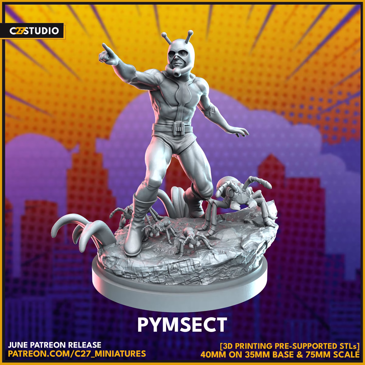 Minis June 2023 Pack STL file for 3D printing