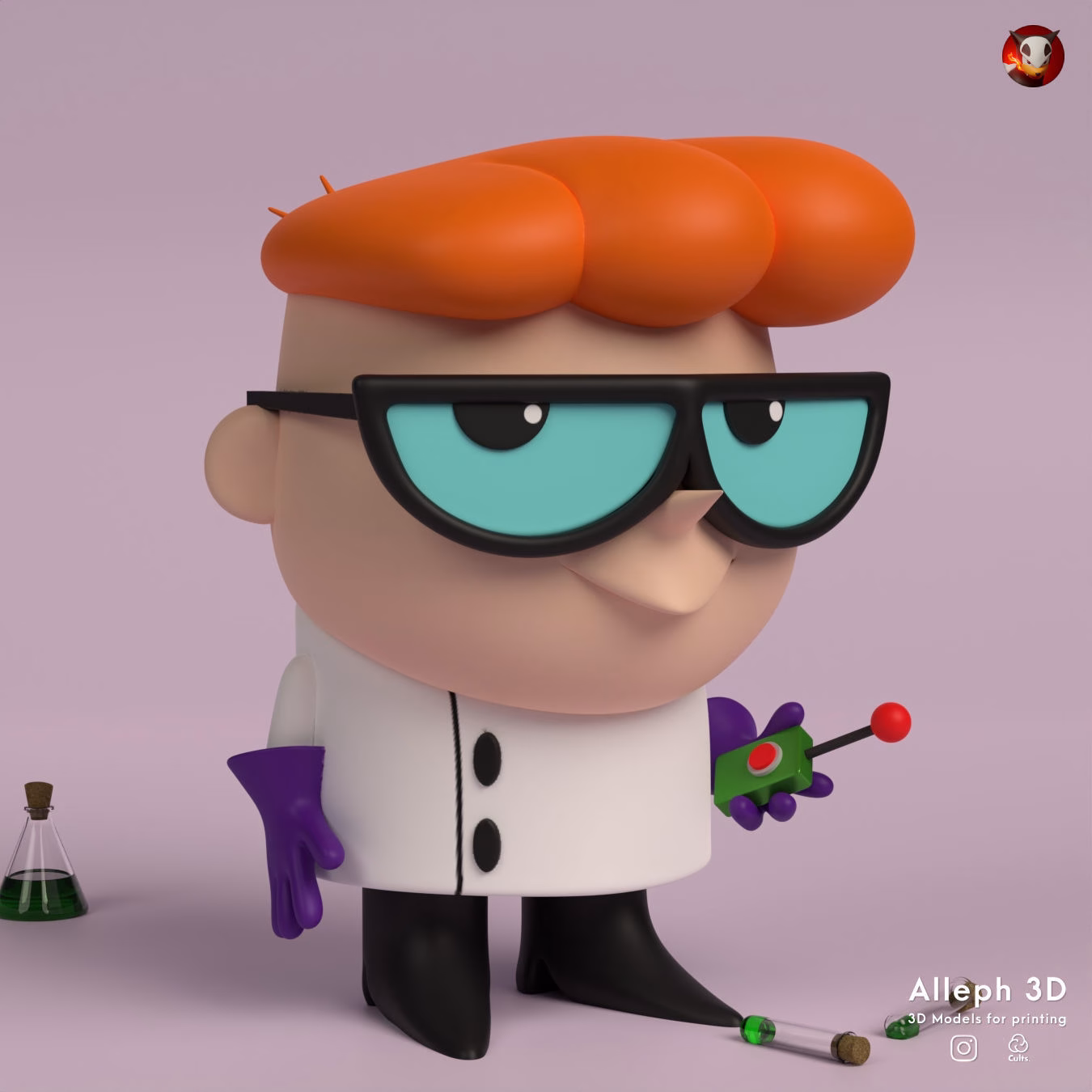 Dexters - Laboratory STL file for 3D printing