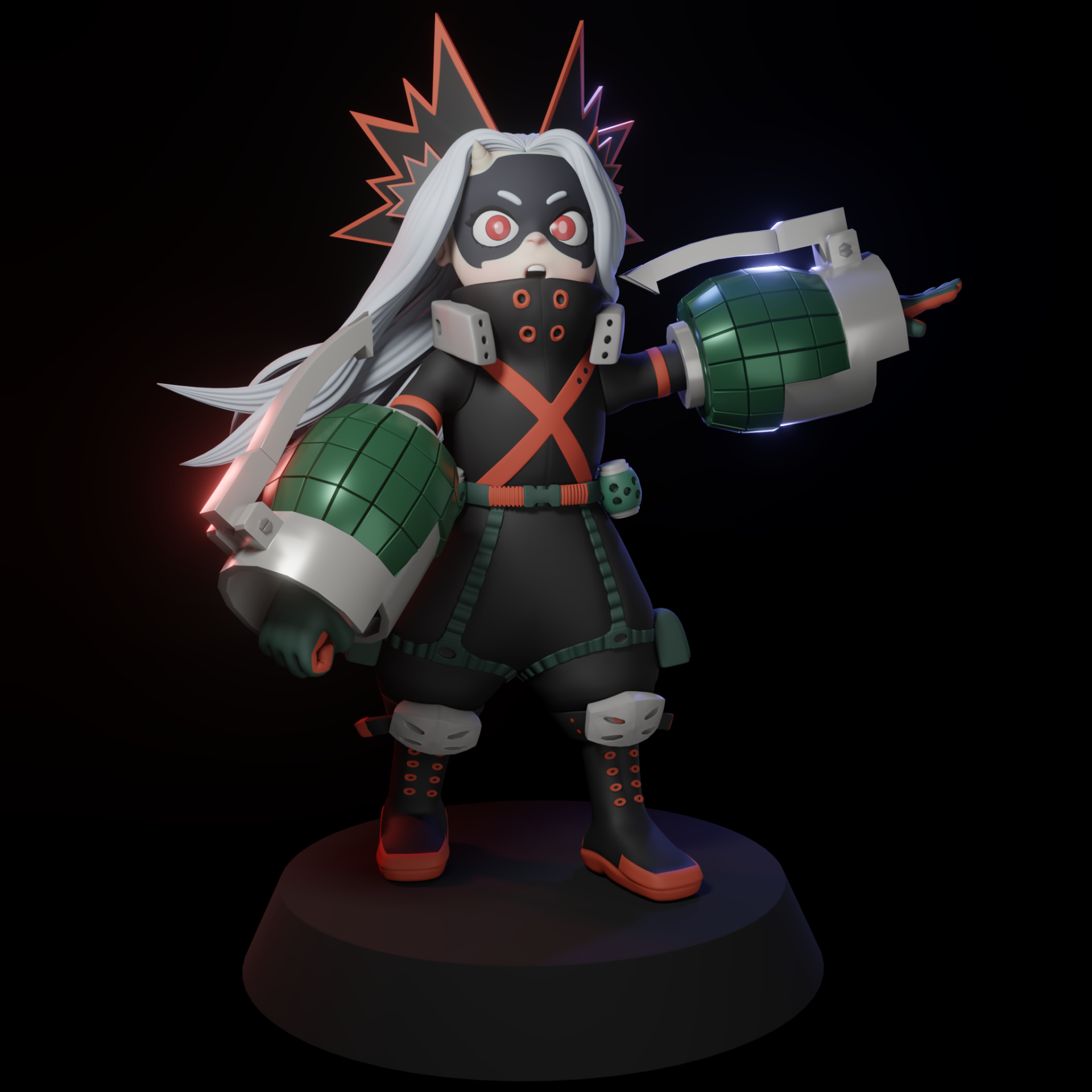 Eri in Bakugous Costume - Image 2