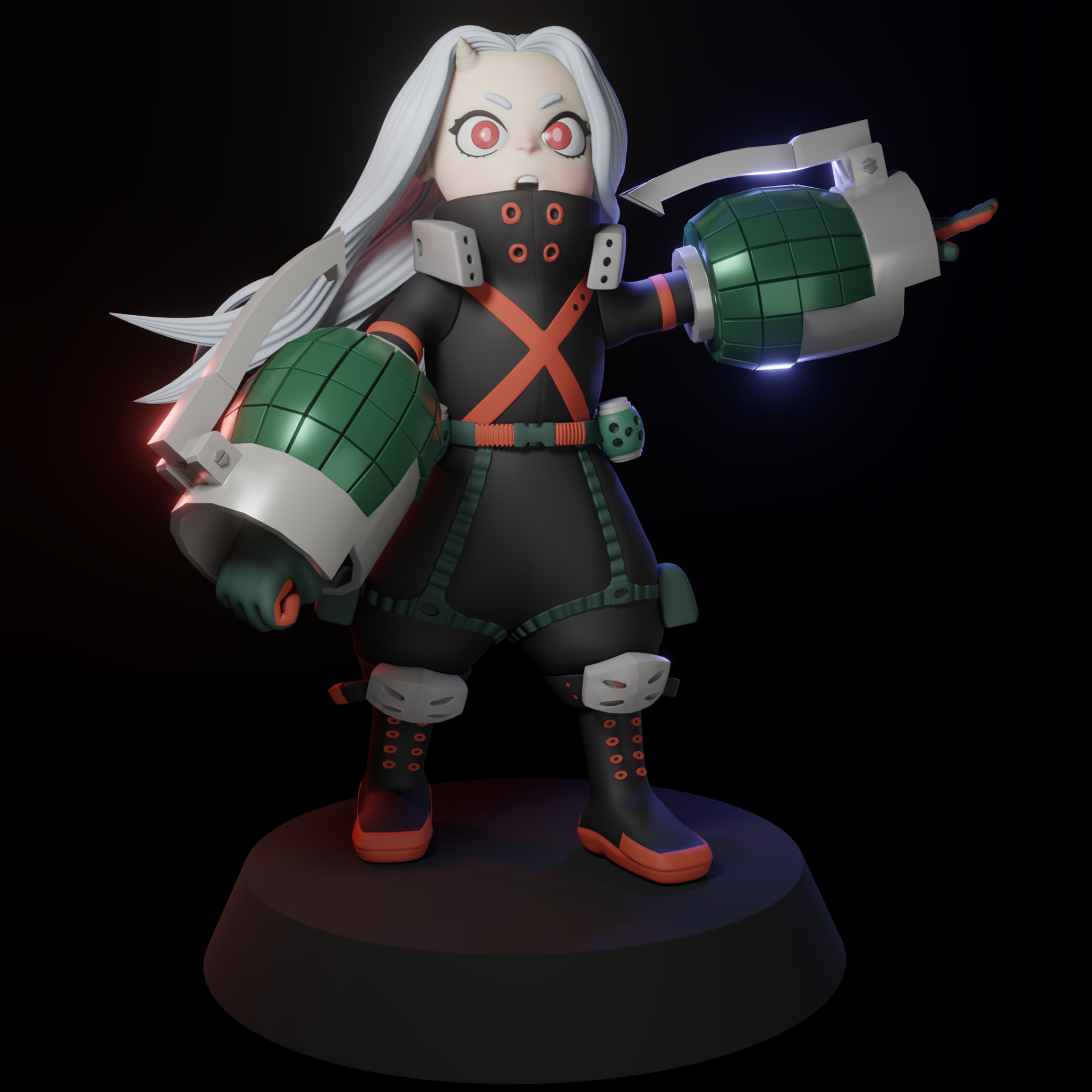 Eri in Bakugous Costume - Image 5