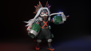 Eri in Bakugous Costume
