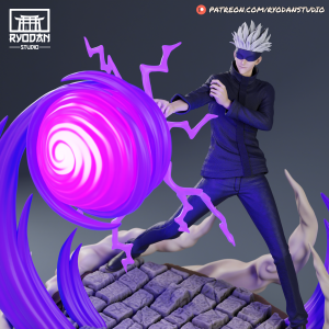 Satoru Gojo Vacío Purpura