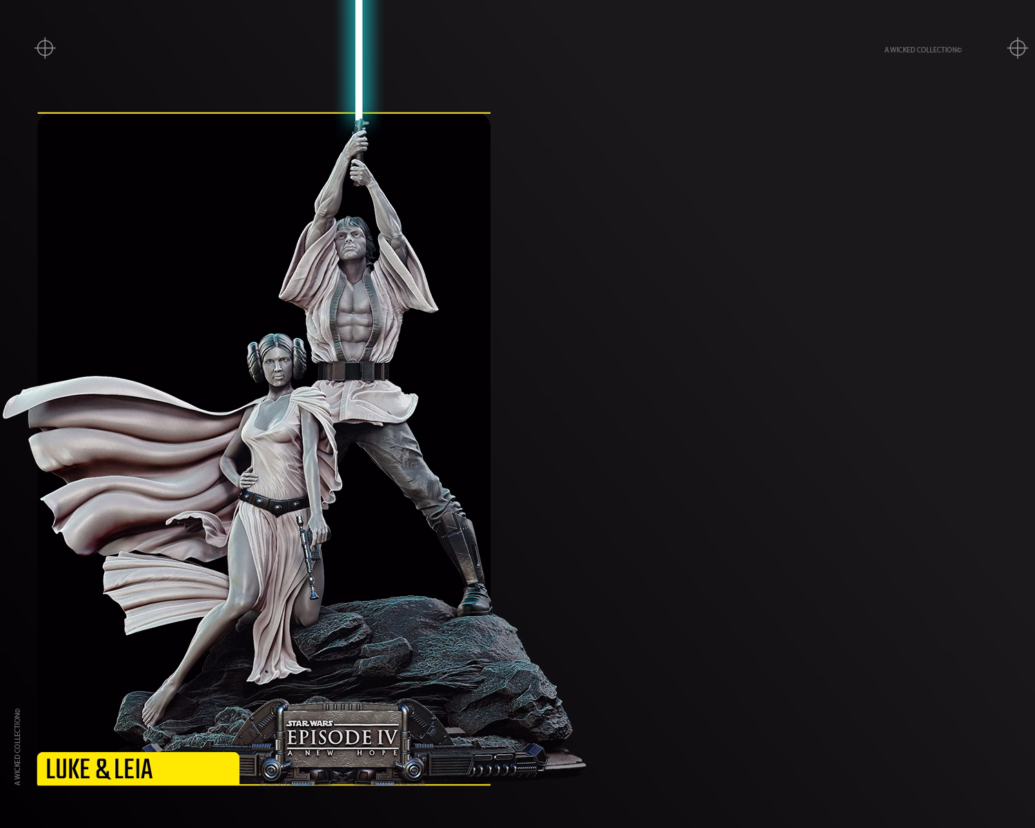 Luke - Leia DIORAMA - Star Wars - Image 5